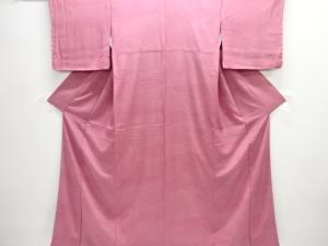 未使用品　雲取りに寄せ柄江戸小紋着物